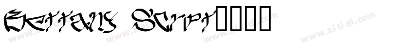 Bettany Script字体转换